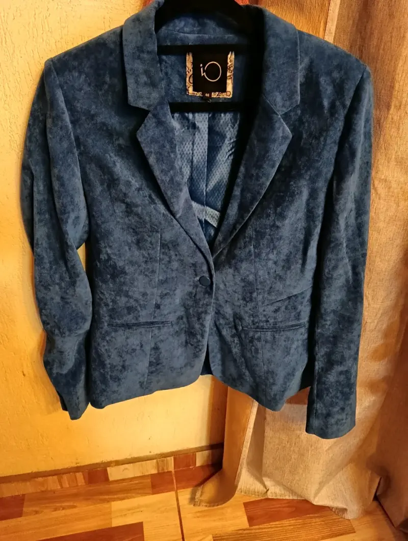 Chaqueta de polar beige con cierre - 4