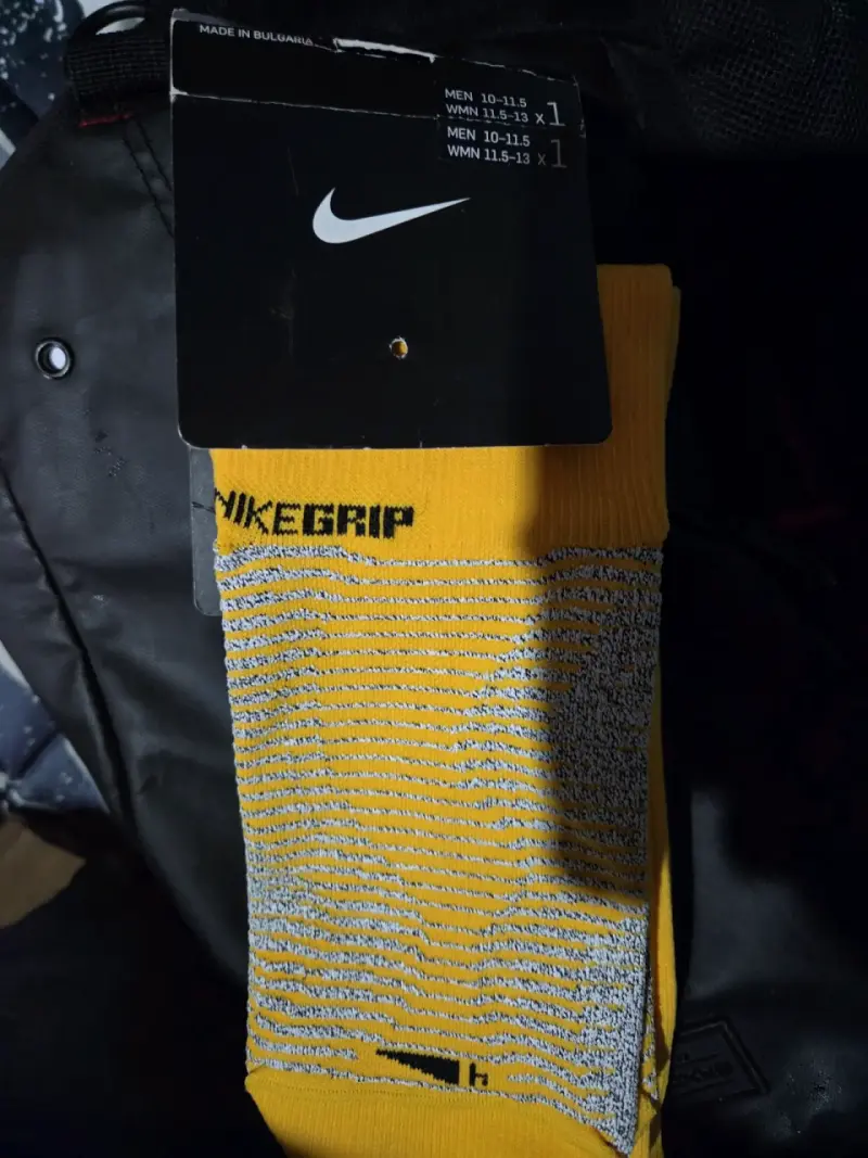 Medias Fútbol NikeGrip amarillos para hombre - 1