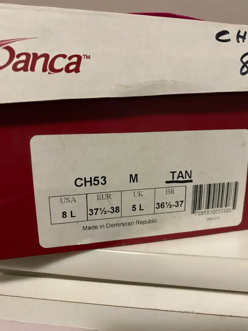 Zapatos de baile So Danca beige con tacón - 3