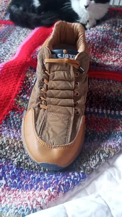 Zapatillas de cuero marrón para hombre - miniatura 3
