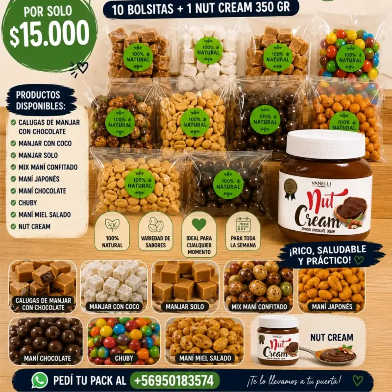 Variedad de dulces artesanales 100% naturales - 3