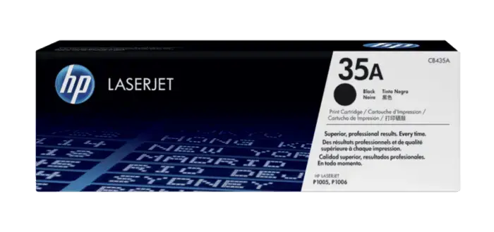 Cartucho de tóner HP LaserJet 35A negro