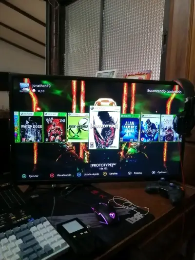 Xbox 360 Slim E 1TB Aurora | 120 Juegos | Kinect | - miniatura 2