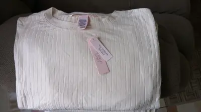 Pijama Victoria's Secret blanco de algodón - miniatura 2