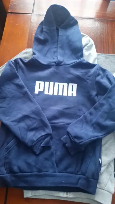 Polerón con capucha Puma azul marino - miniatura 1