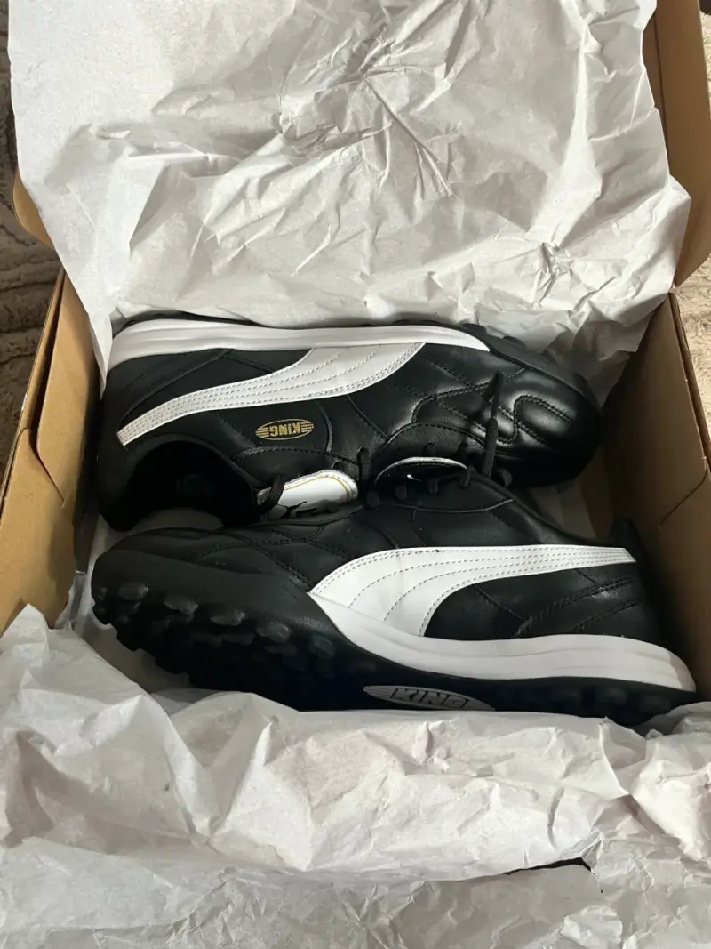 Zapatillas de fútbol Puma King negras - 4