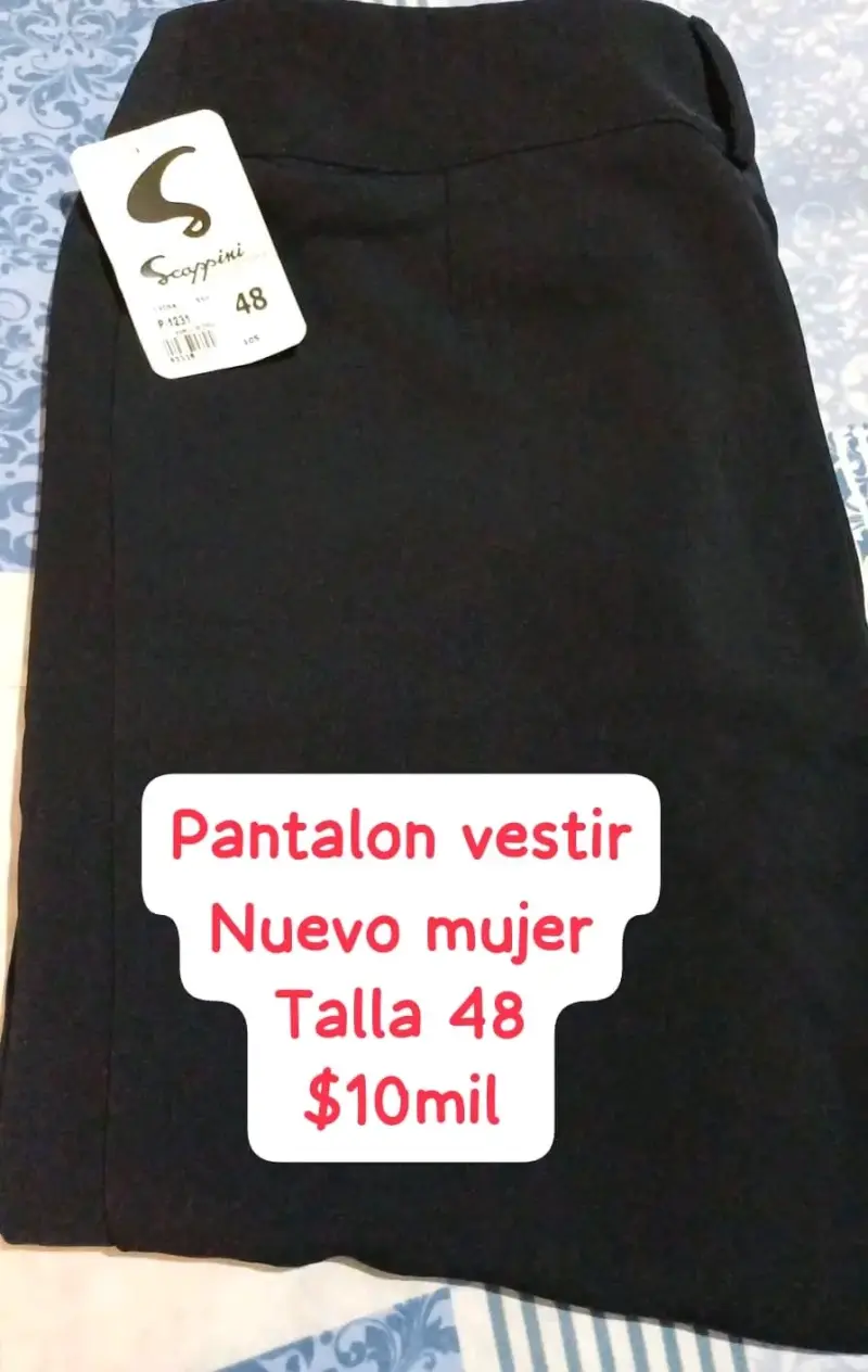 Pantalón de vestir mujer azul marino - 2
