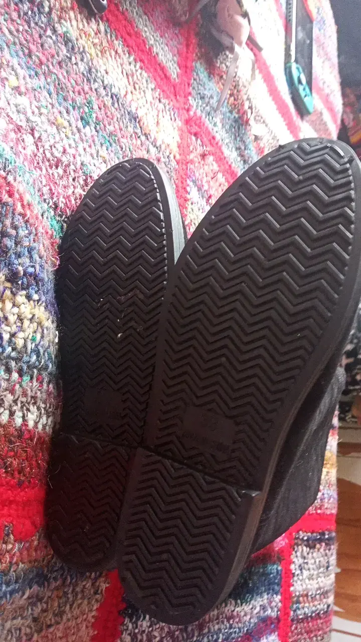 Botas negras de gamuza para mujer - 4