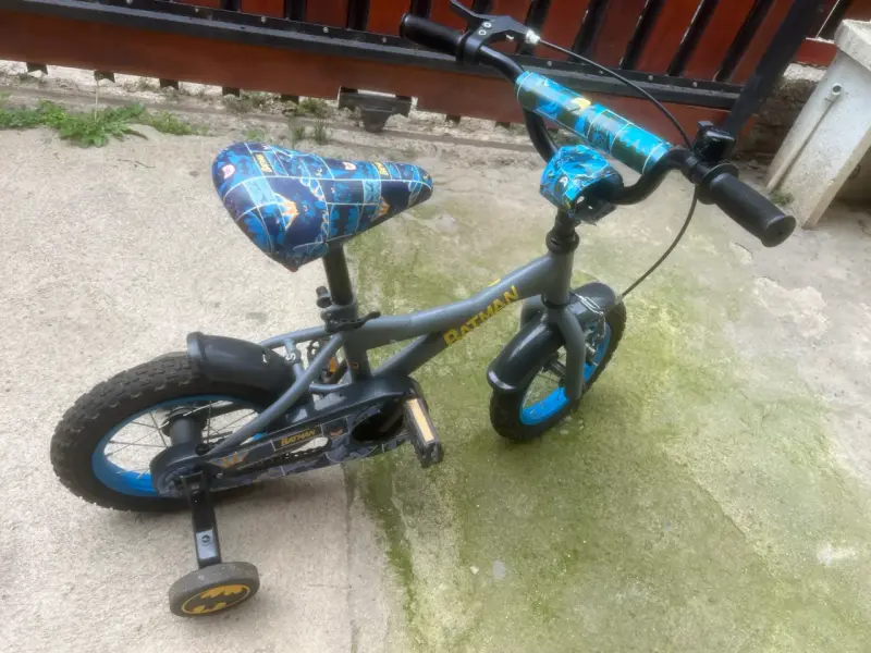 Bicicleta infantil Batman con ruedas de entrenamiento - 4