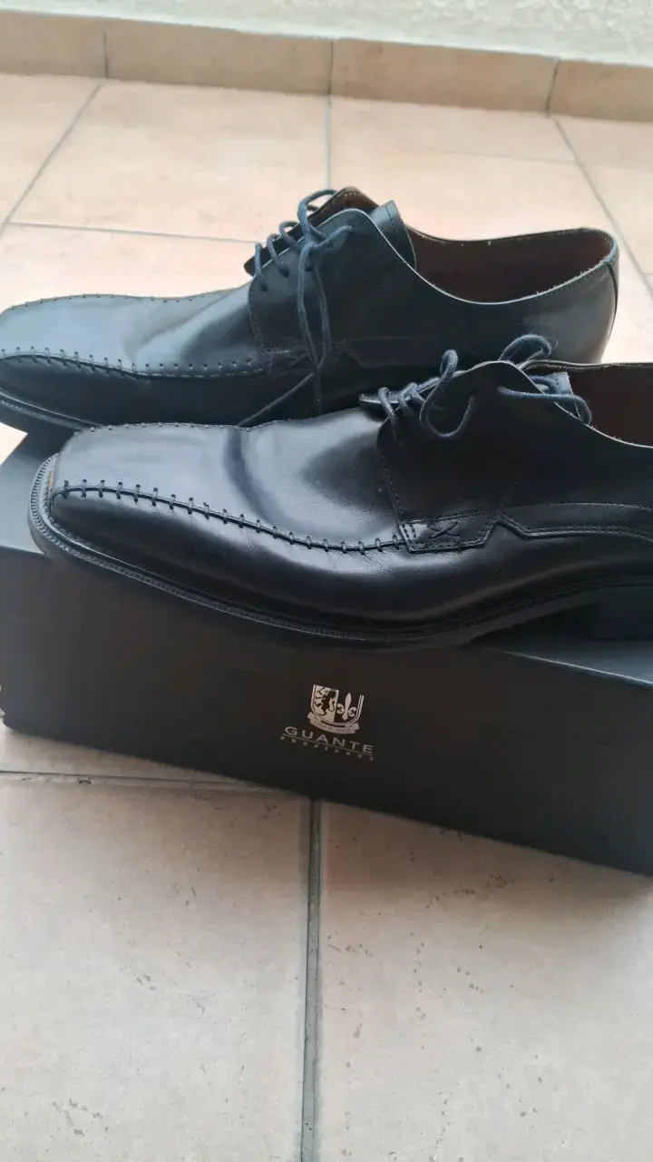 Zapatos formales de cuero negro Guante - 2