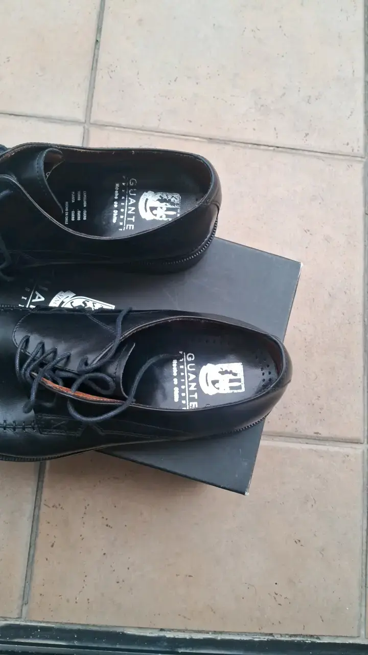 Zapatos formales de cuero negro Guante - 3
