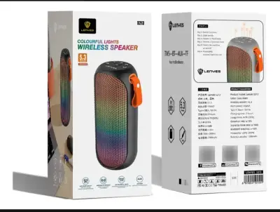 Parlante inalámbrico Lenyes S213 con luces LED - miniatura 1