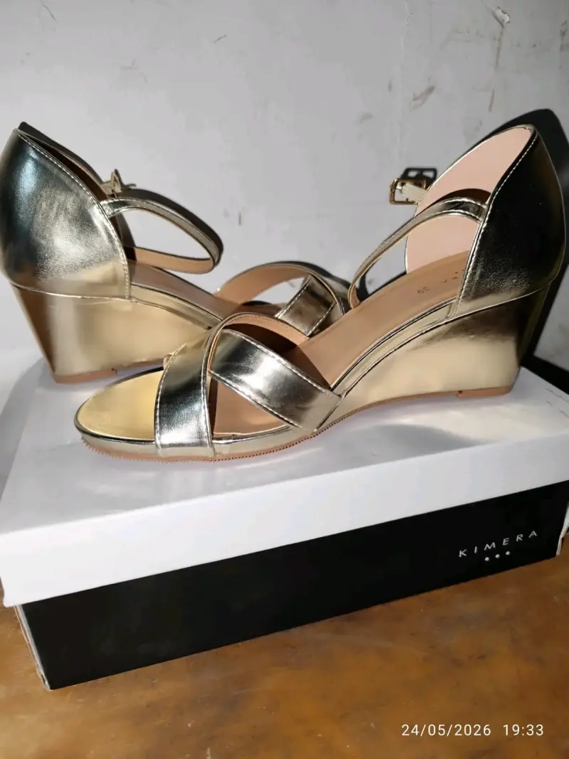 Sandalias doradas Kimera talla 39 - 2
