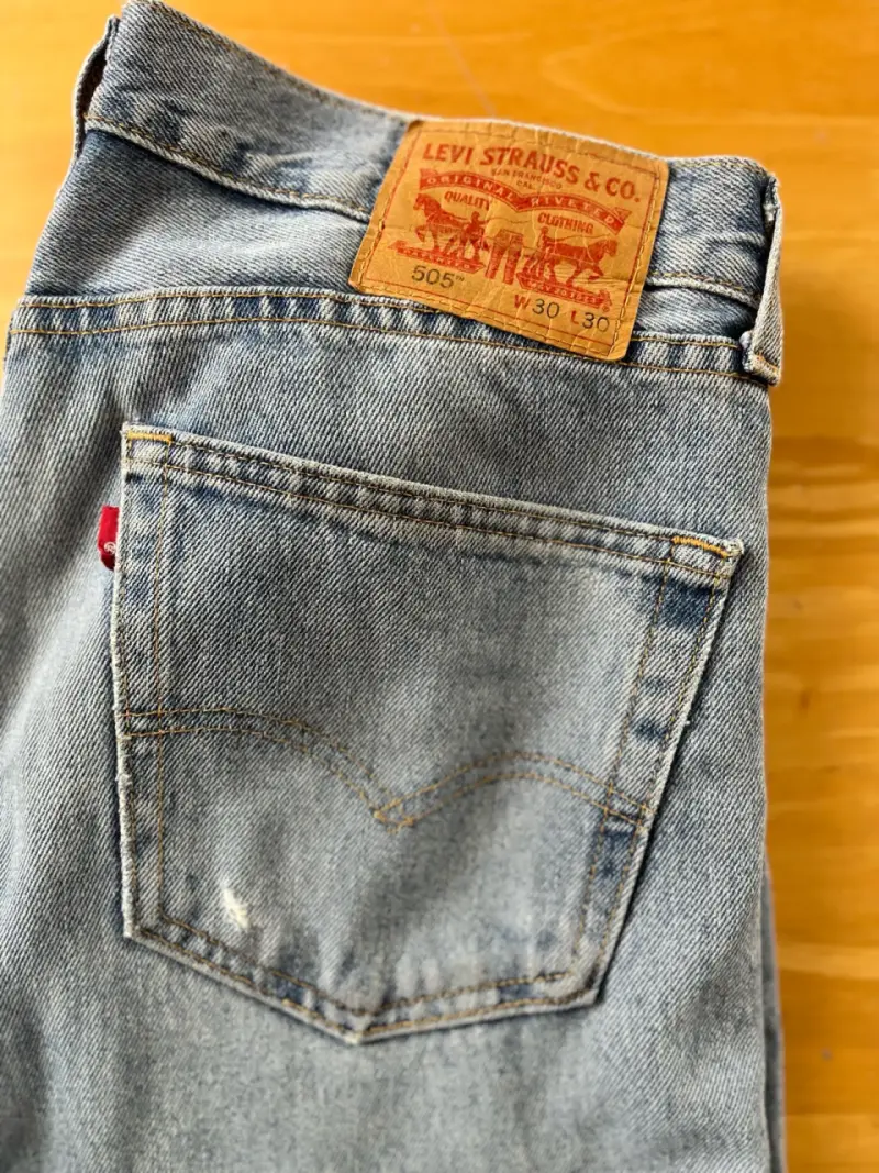 Jeans Levi's 505 clásicos azul claro - 2