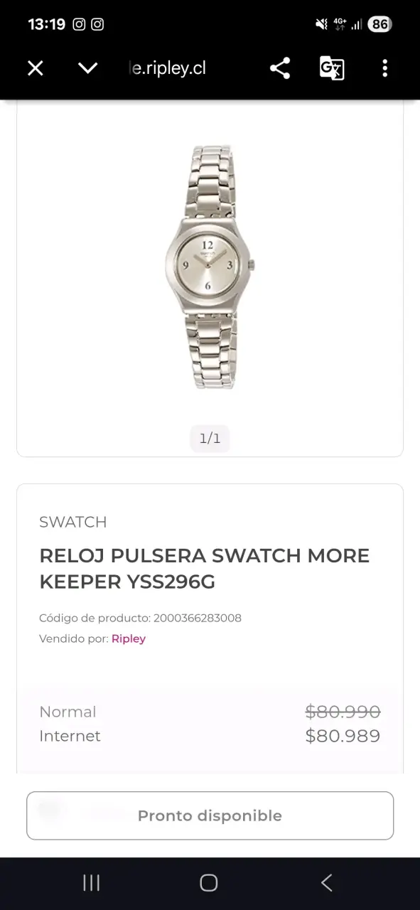 Reloj Swatch de acero inoxidable - 2