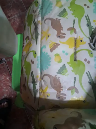 Silla de comer para bebé Infanti verde - miniatura 3