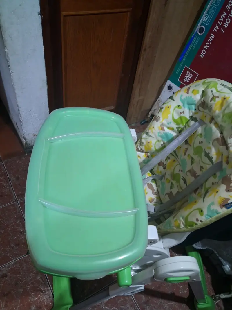 Silla de comer para bebé Infanti verde - 6