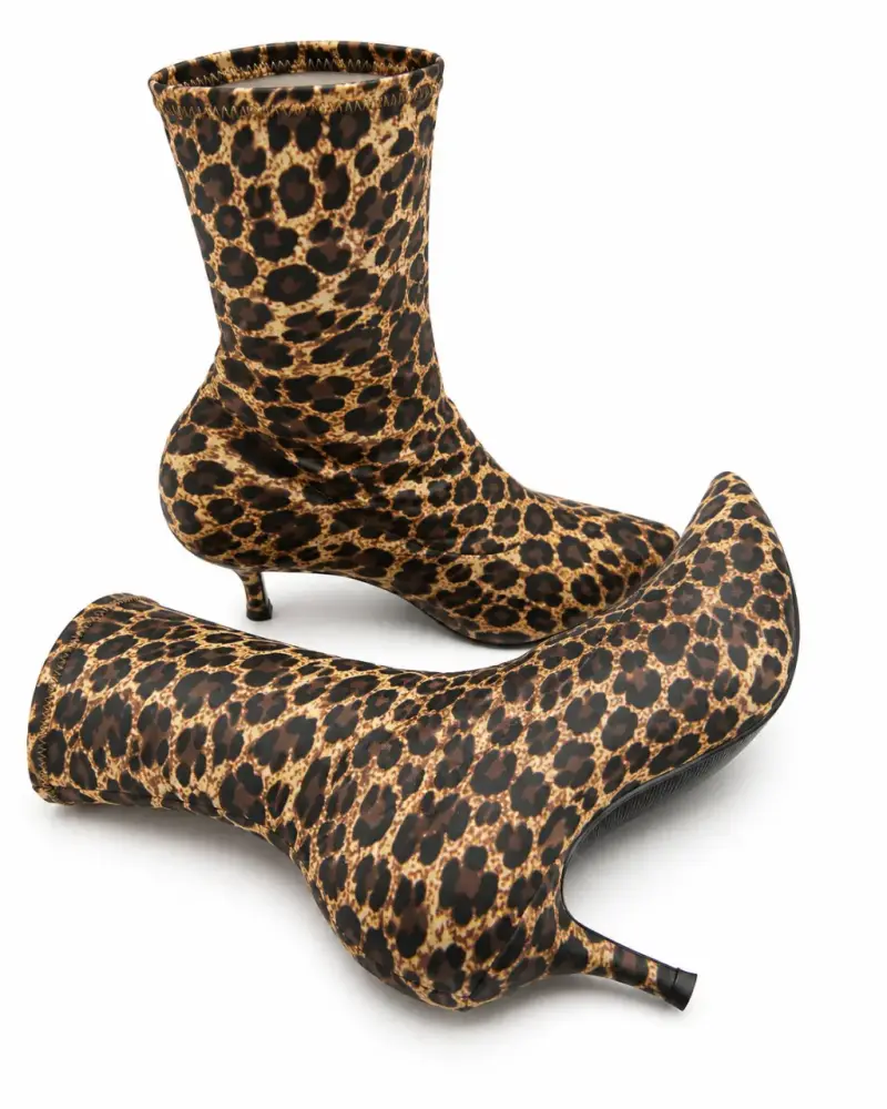 Botines de tacón animal print leopardo ZARA - 2