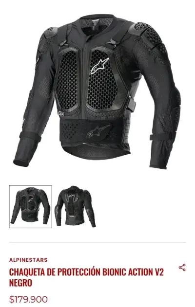 Chaquetay rodillera protección Alpinestars v2 - miniatura 1