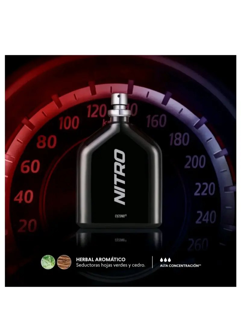Perfume Nitro Air Cyzone para hombre - 4