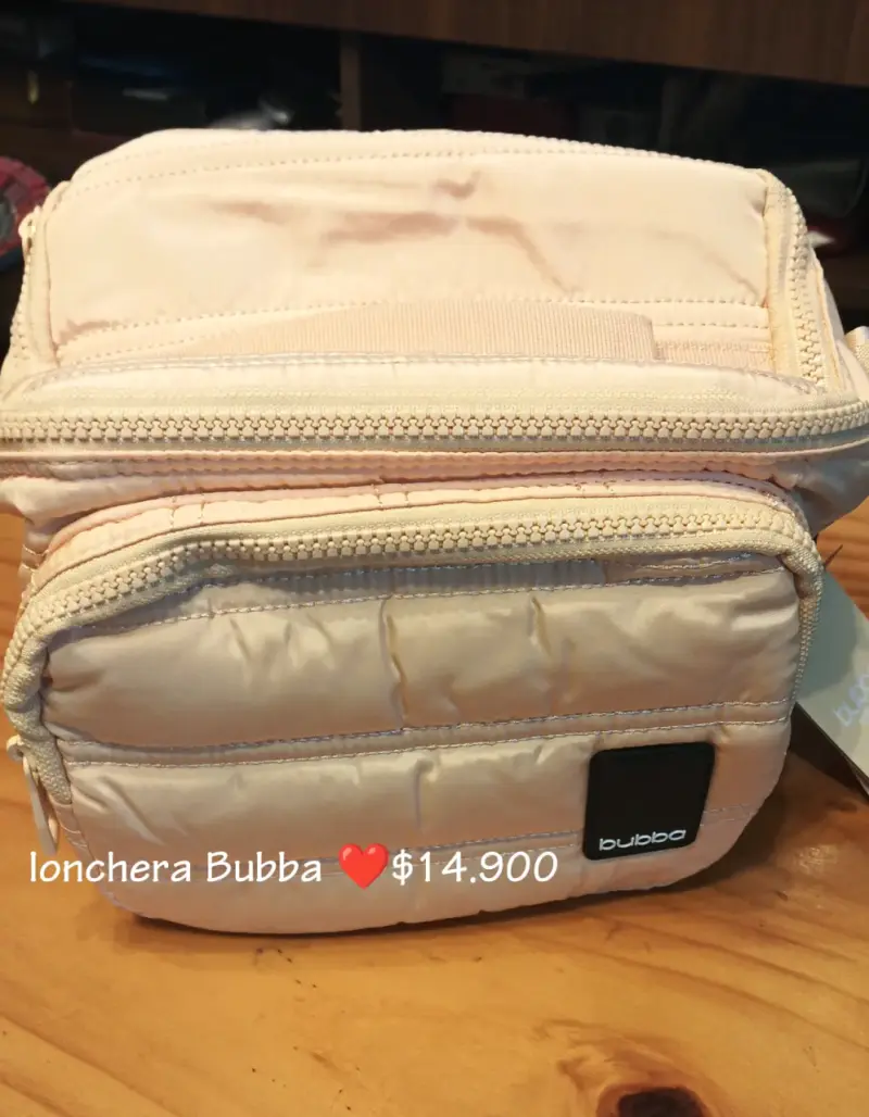 Lonchera Bubba acolchado beige - 2