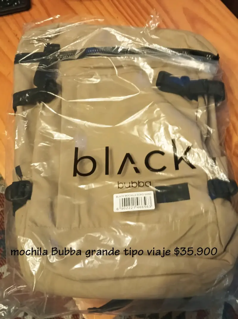 Mochila Black Bubba Soho color arena - 2