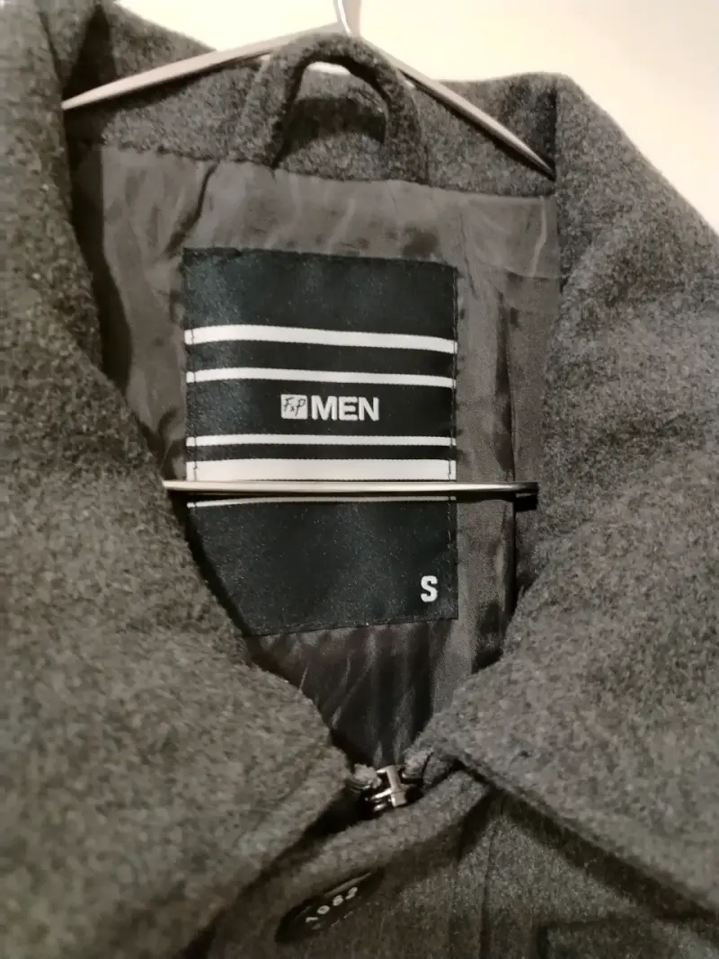 Chaqueta gris de lana para hombre - 2