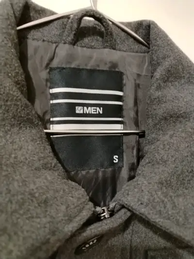 Chaqueta gris de lana para hombre - miniatura 2