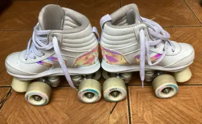 Patines de cuatro ruedas Oxelo blancos - miniatura 2