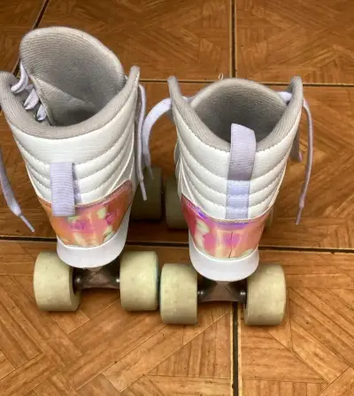 Patines de cuatro ruedas Oxelo blancos - miniatura 3
