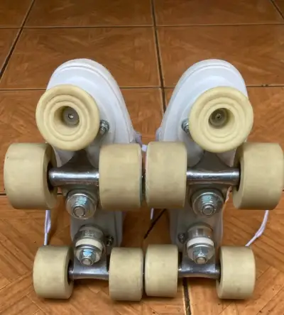 Patines de cuatro ruedas Oxelo blancos - miniatura 4