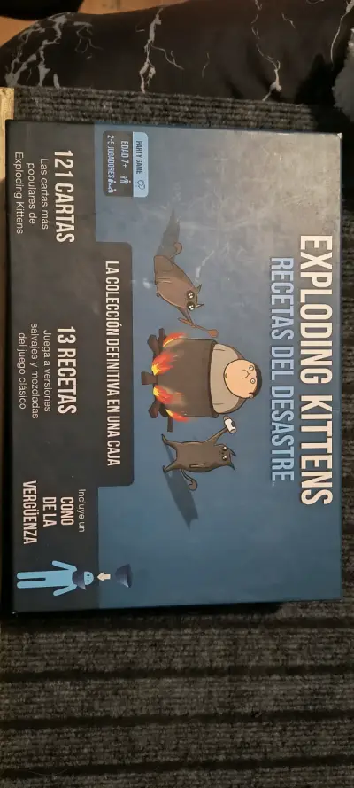 Juego de cartas Exploding Kittens Recetas del Desastre - miniatura 1