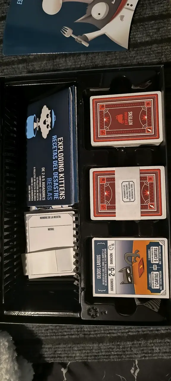 Juego de cartas Exploding Kittens Recetas del Desastre - 3