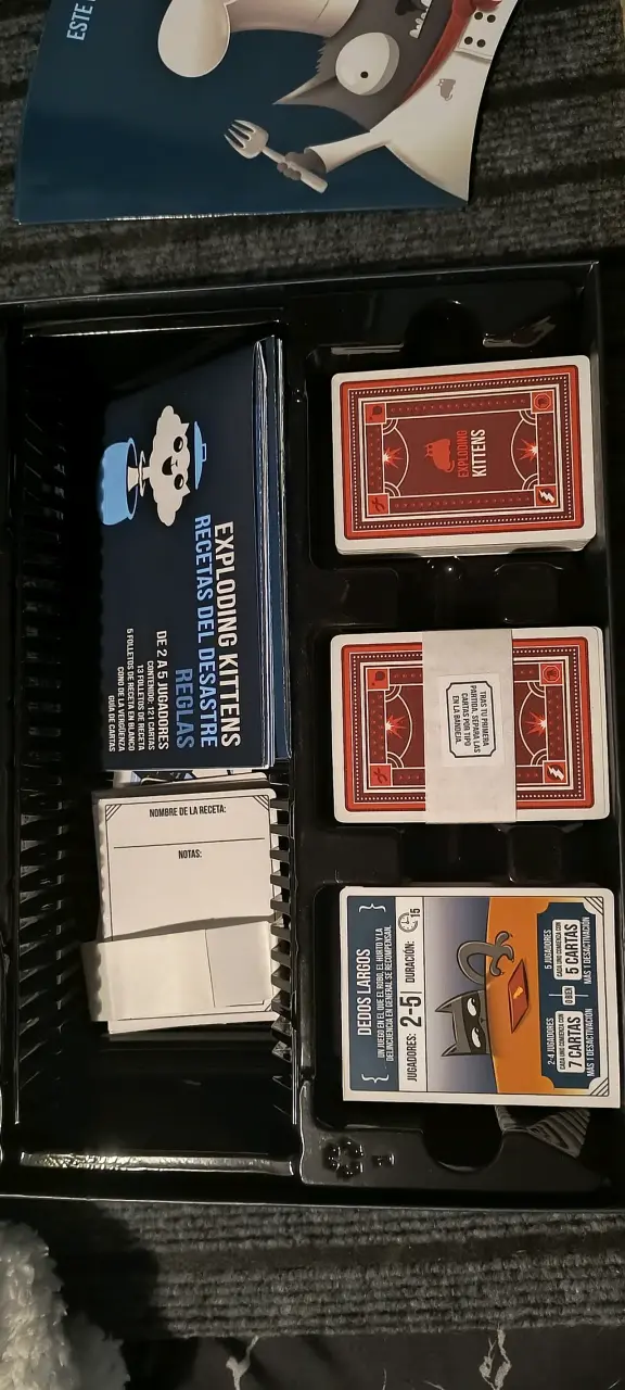 Juego de cartas Exploding Kittens Recetas del Desastre - 4