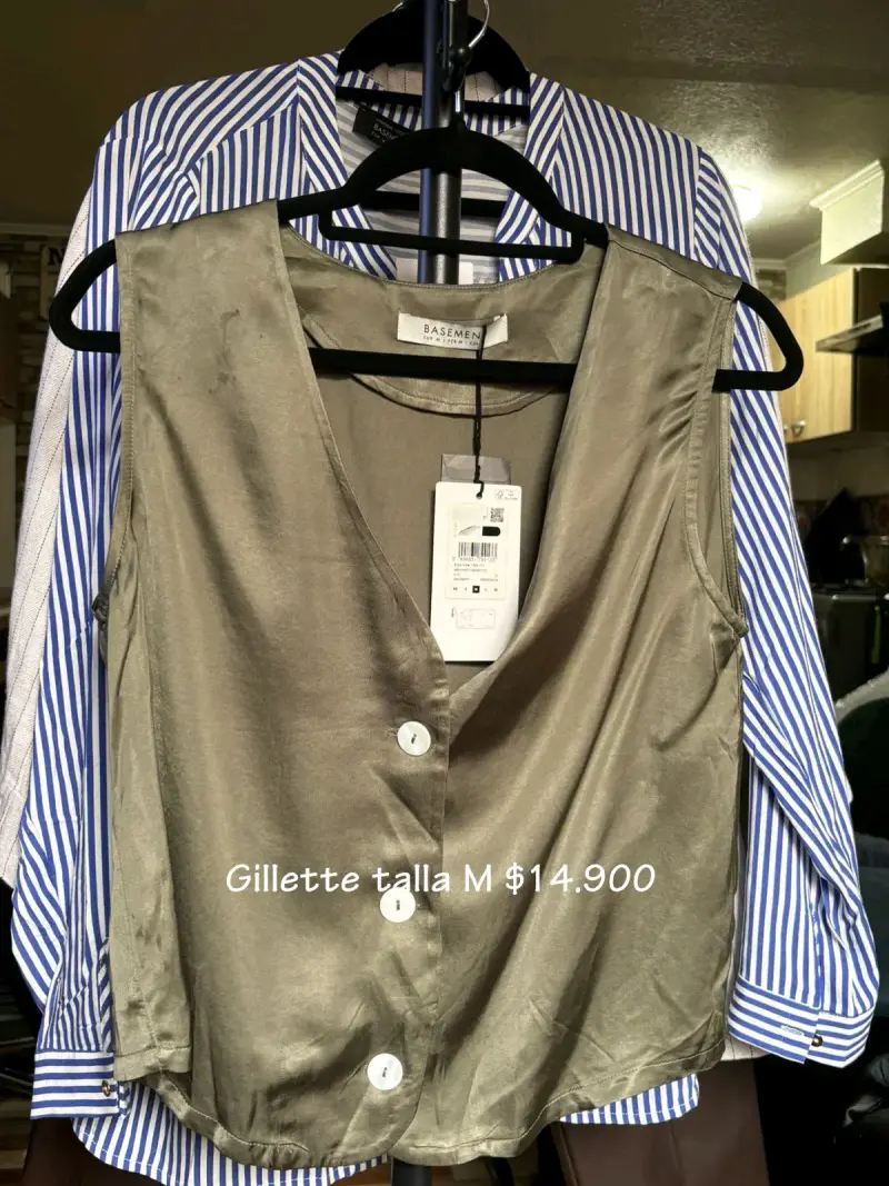 Blusa a rayas azul y blanca Basement - 3