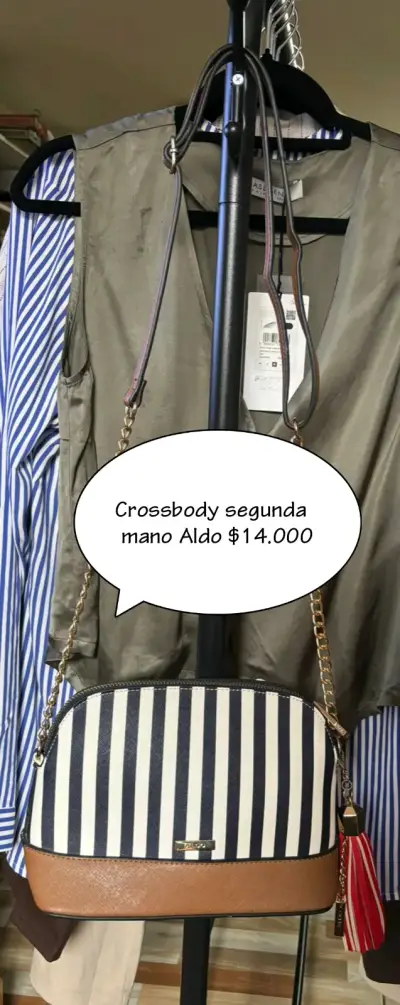 Blusa a rayas azul y blanca Basement - miniatura 6