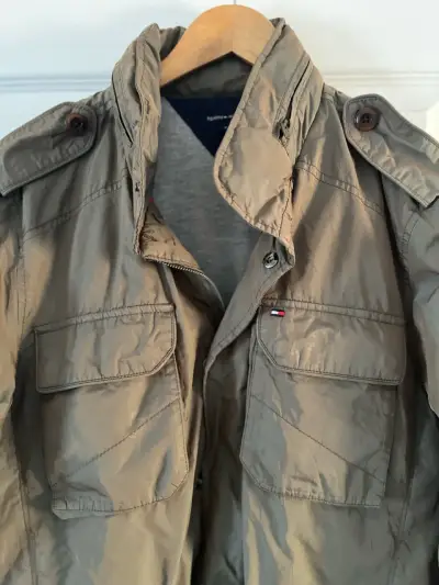 Chaqueta Tommy Hilfiger verde militar - miniatura 2