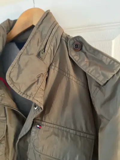 Chaqueta Tommy Hilfiger verde militar - miniatura 3