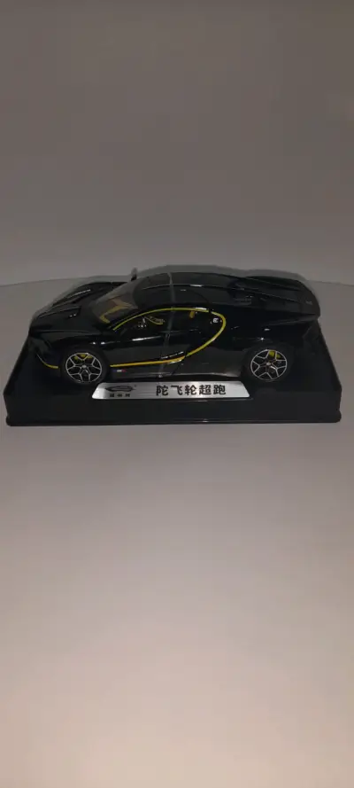 Bugatti Tourbillon A Escala 1:32 Negro Aleación - miniatura 3