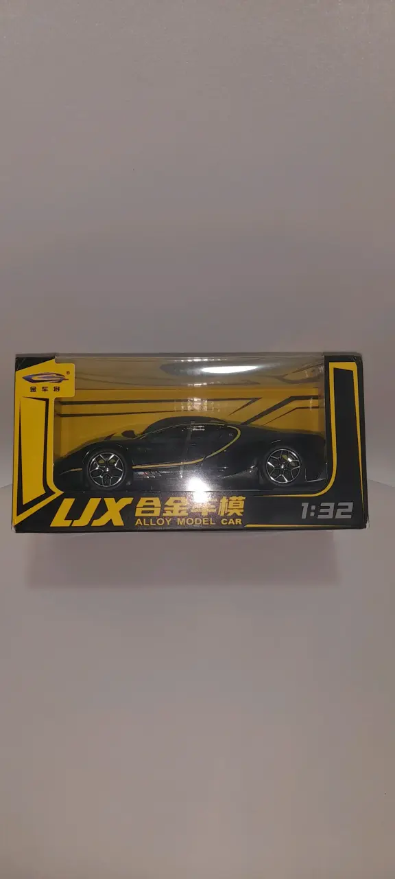 Bugatti Tourbillon A Escala 1:32 Negro Aleación - 5