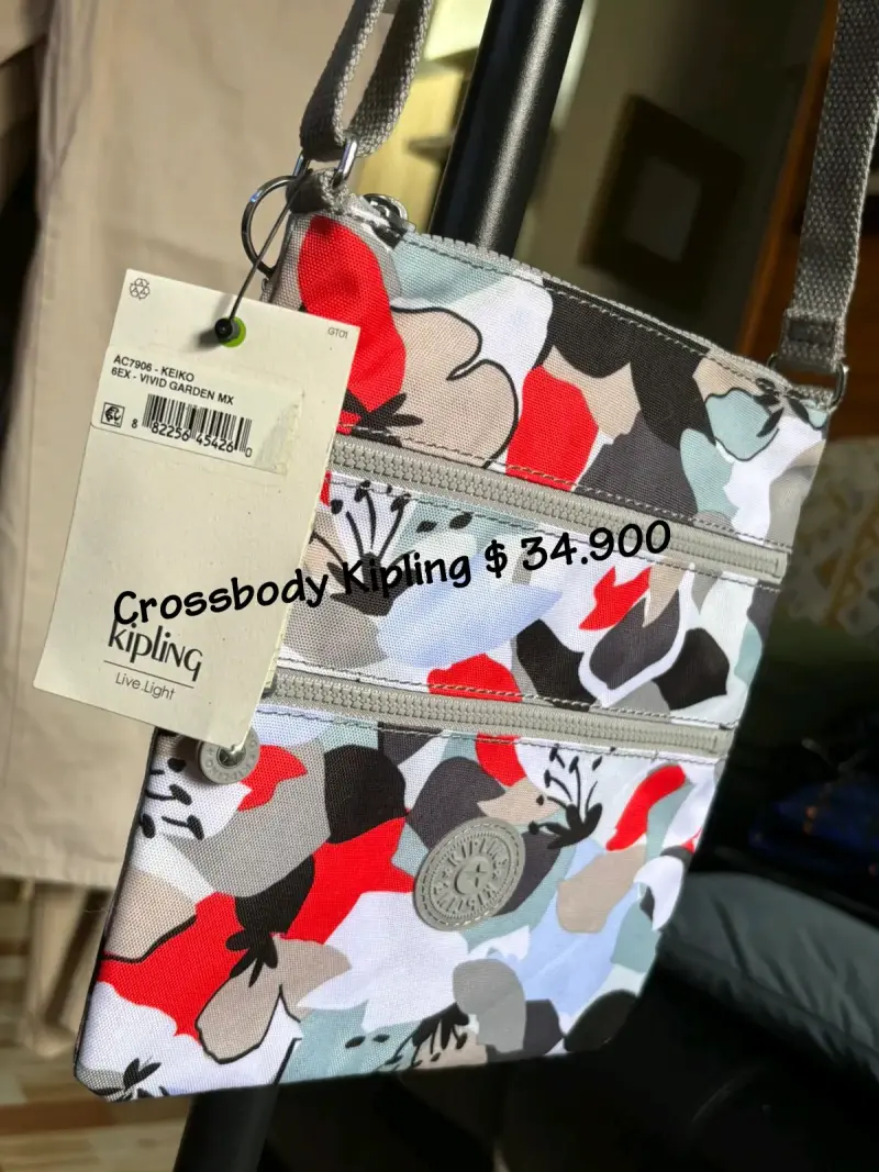 Cartera Kipling Crossbody estampado floral - 1