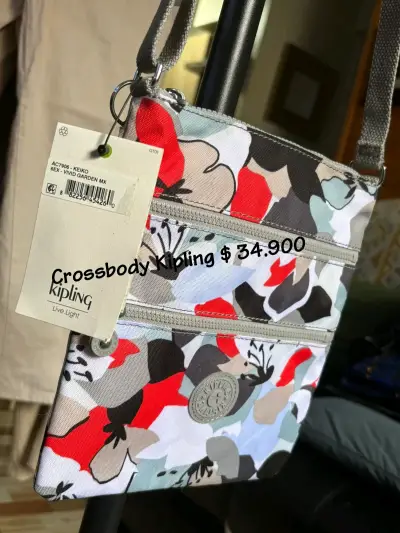 Cartera Kipling Crossbody estampado floral - miniatura 1
