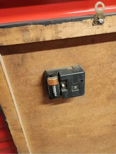 Cuadro vintage con reloj de los años 80 - miniatura 3