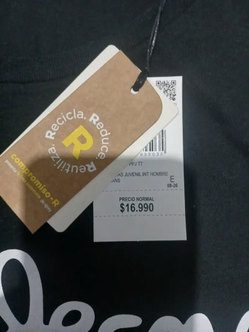 Polera Pepe Jeans negra con logo - 2
