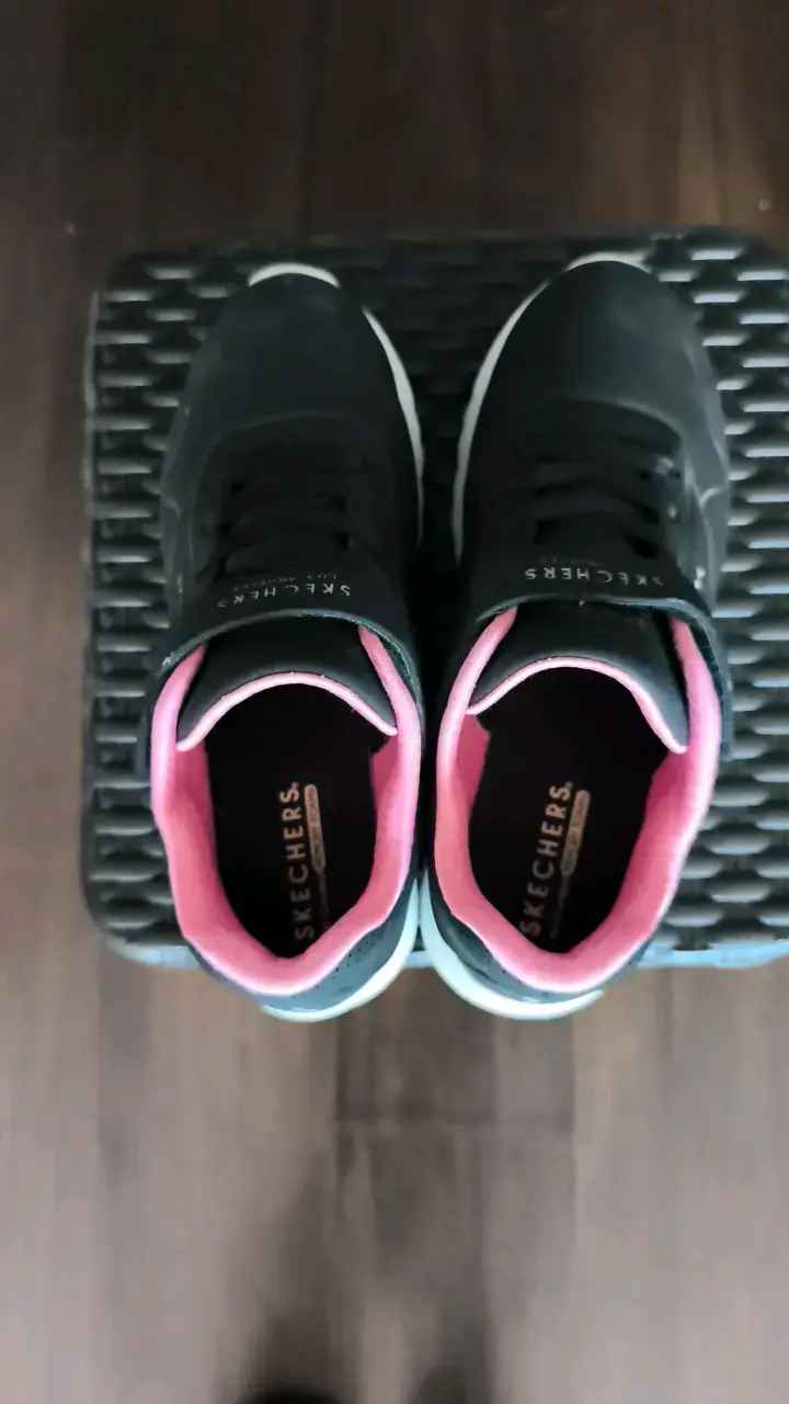 Zapatillas deportivas Skechers negras N°35 - 2