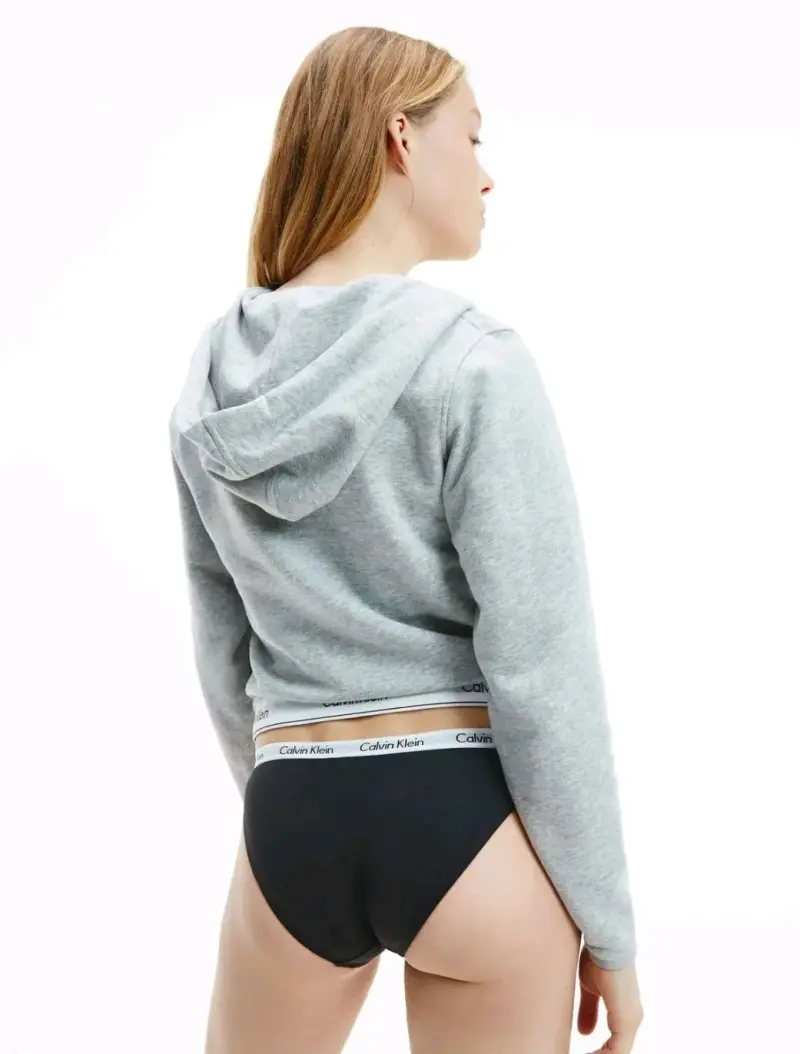 Pack 3 Bikini Algodón Calvin Klein Gris Azul Beige - 6