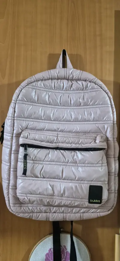 Mochila acolchada Bubba color beige - miniatura 1