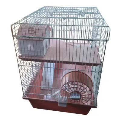 Jaula para Hámsters de 3 pisos Color rosa - miniatura 4
