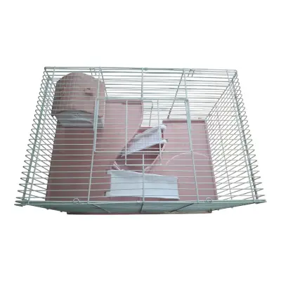 Jaula para Hámsters de 3 pisos Color rosa - miniatura 5