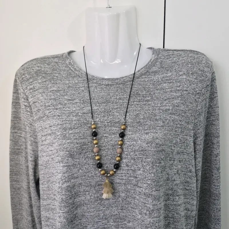 Polera gris banana republic talla M - 2